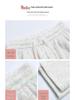 Petite Rainbow Dot Fleece-Lined High Waist Knit Wide-Leg Pants - Women's Autumn/Winter 145XS