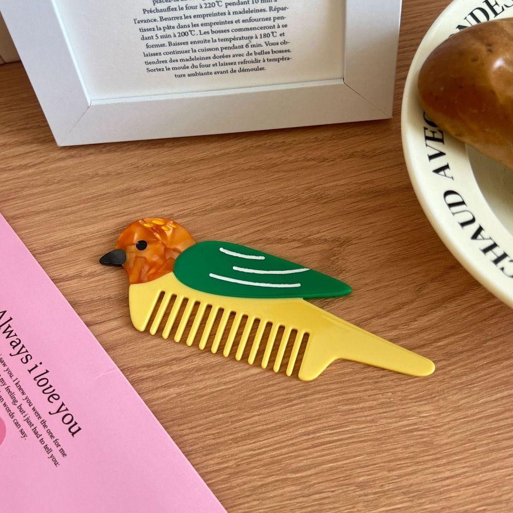 

Tulip Makeup Comb Animal Hairdressing Combs Portable Acetate Comb Dormitory Style 16