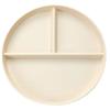 22cm Compartmentalized Plate Plastic Tableware Family Meal Plate for Kids and Adults Microwave and Dishwasher Safe