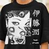 90s Anime Manga Creepy Girl Shirt: Tomie Anime Horror Shirt, Japanese Dark Anime T-Shirt, Girl Eyes Shirt, Gothic Manga Horror Unisex Shirt