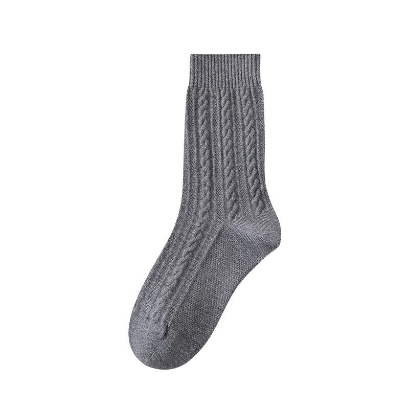 Women's Cashmere Boneless Socks for Autumn and Winter, Thickened with Fleece, Warm Postpartum Socks, Sleep Pile