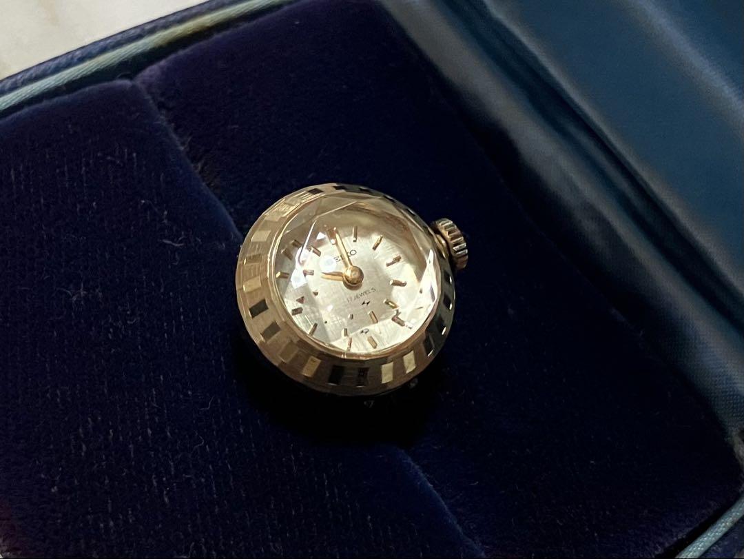 

[Б/У] Красивые рабочие часы-кольцо Seiko/Механические часы-кольцо Seiko