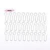 S-30Pcs Handy Curtain Accessories Metal Curtain Track Install Hooks S Shaped Metal Ceiling Shower Curtain Decoration Hooks