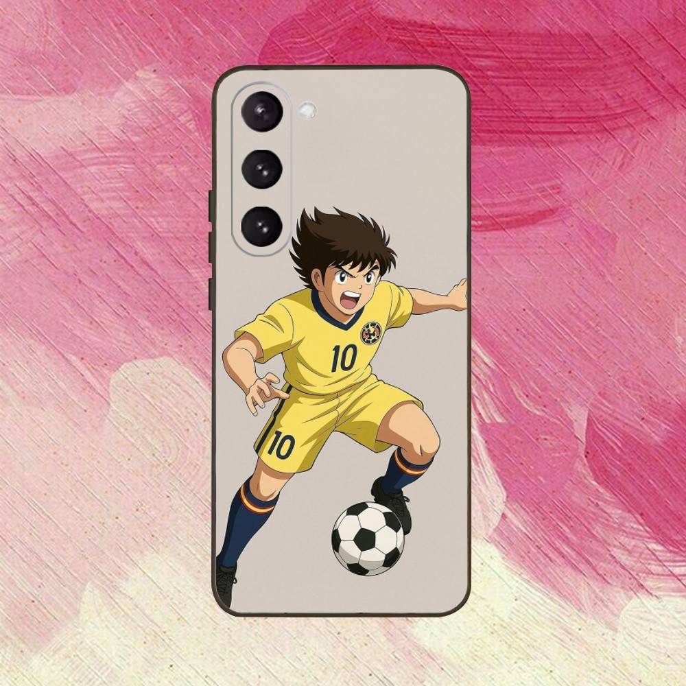 Comic C-Captain Tsubasas Phone Case For Samsung Galaxy A73,A72,A71,A70,A53,A52,A51,Others Soft Black Cover