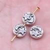 Geometric Small-Hole Spacer Beads Mini Antique Bronze Zinc Alloy Jewelry Making Fix Bead Position Style Bead Spacers