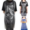50Pieces Clear Aprons for Adult Children Disposable Aprons Water and Oil Resistant Apron For Hairdressing Baking Cooking