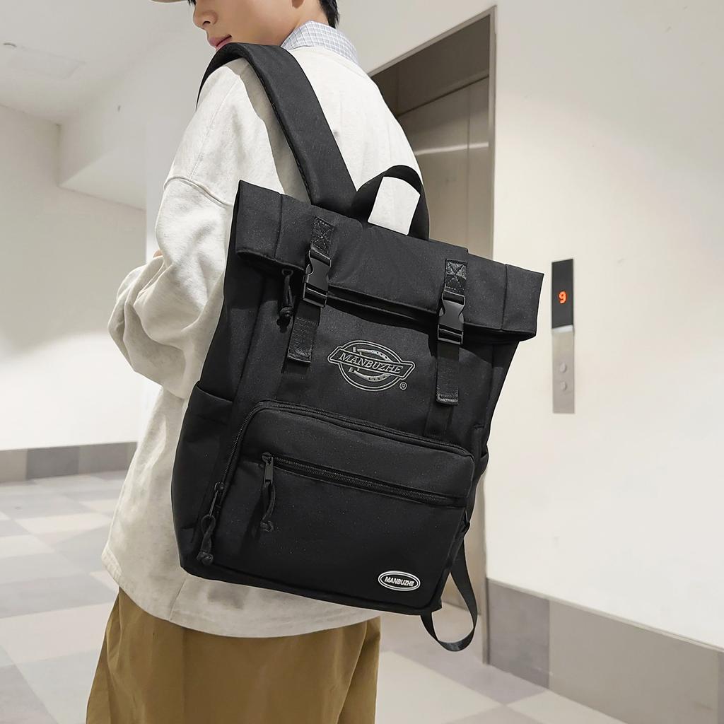 Schoolbag new trendy brand functional college student couple backpack large capacity leisure work commuting versatile computer backpack men