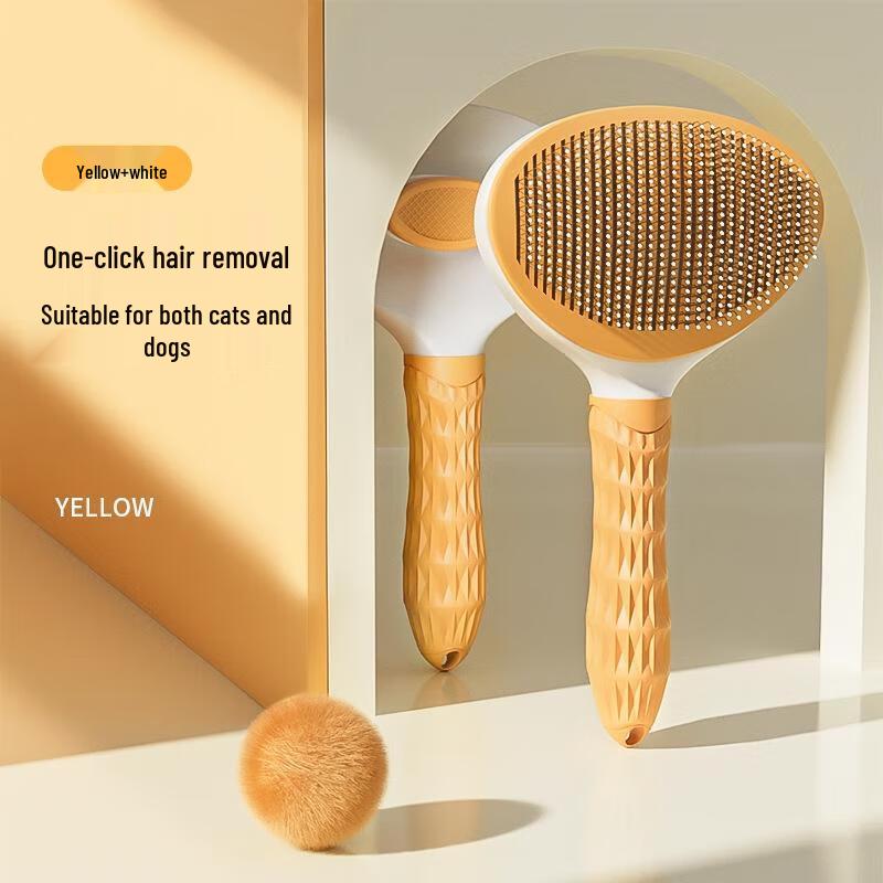 Pet Self-Cleaning Grooming Comb