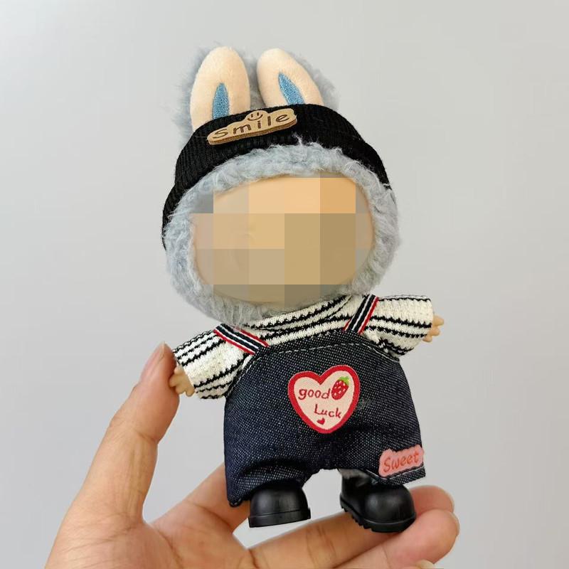 Labubu Pendant: Baby Clothes Blind Box - 17cm Macaron Vinyl.