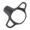 Carbon Fiber Steering Wheel Frame Trim Fadeproof Nappa Leather Steering Wheel Button Panel Trim for