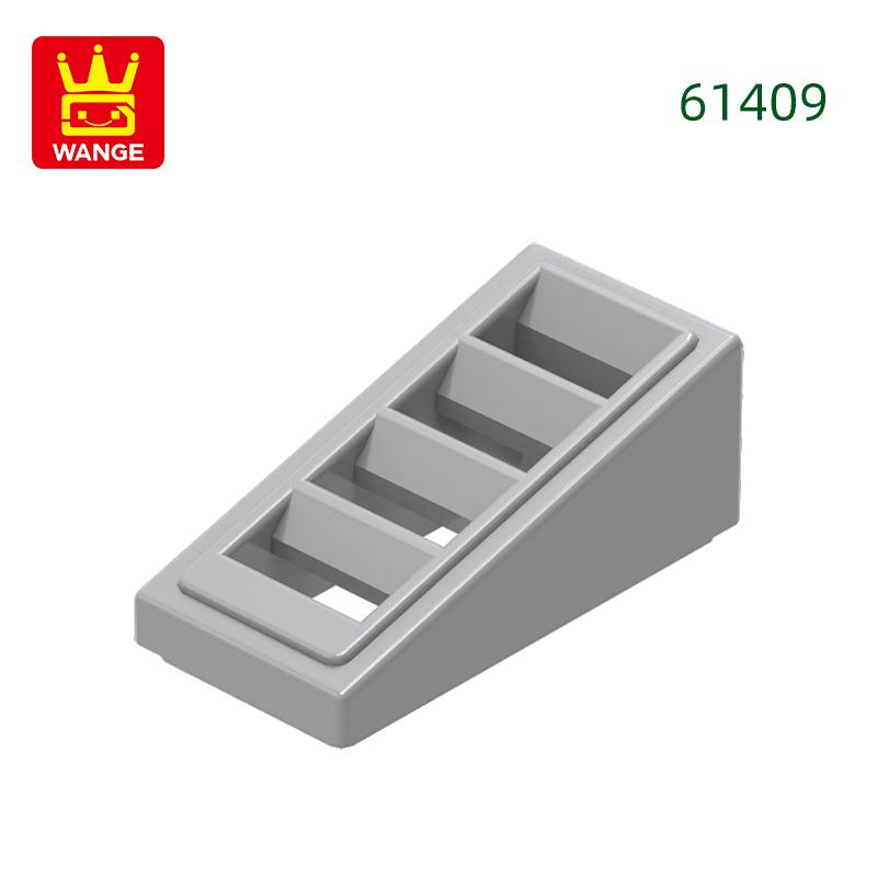 Non-Toxic 331Pcs/Lot 61409 Slope 18 2X1X2/3 With 4 Slots Block Moc Color Accessories Compatible With Brick Diy Children Toy Assembly