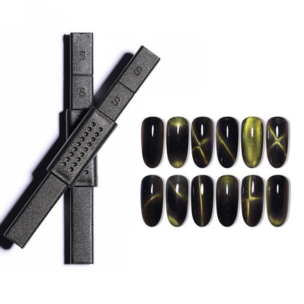 

Известный красивый женский дизайн ногтей с кошкой, УФ-гель, магнитная палочка, польский лак, эффект рисунка, ручка для глаз, маникюрный инструмент