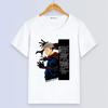 Anime Jujutsu Kaisen Cute White Summer Short Sleeve For Women Soft Plus Size Street Style Elastic Top T-Shirt