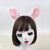 Sheep Costume Set Sheep Ears Headband Plush Tail Bowtie Sheep Hair Hoop Set Mesh Skirt for Halloween Costume Cosplay