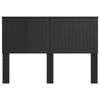 Headboard in Black Oak Look 140 cm Particleboard