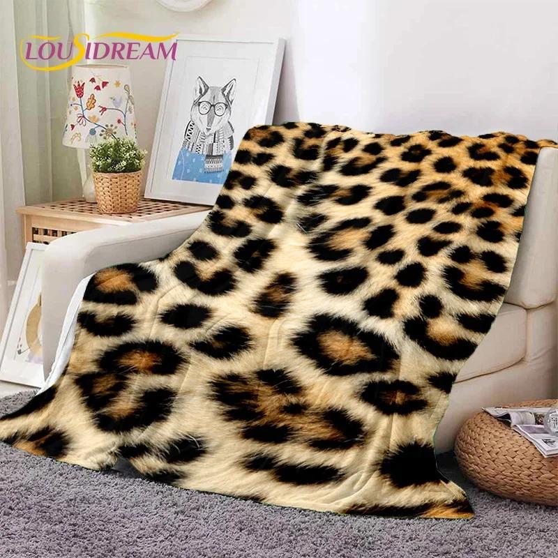 3D Colorful Zebra Stripe Leopard Tiger Soft Flannel Blanket for Bed Bedroom Sofa Picnic,Throw Blanket for Cover Outdoor Nap gift