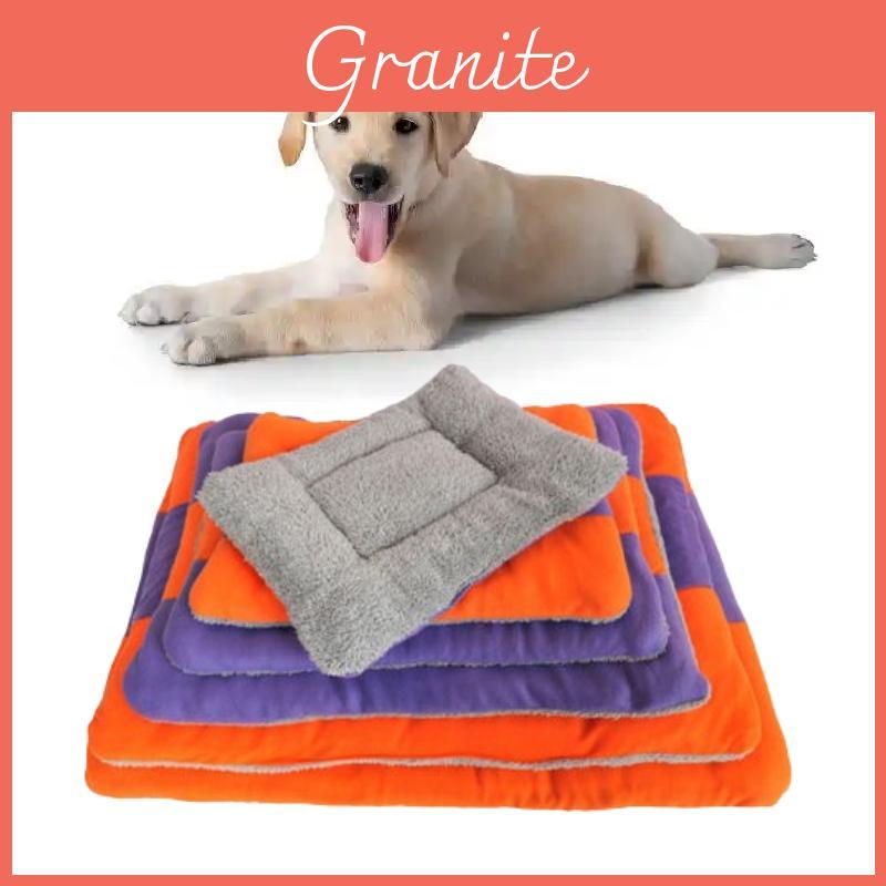 Stripes Pet Bed Cushion With Soft Material For Dogs And Cats All Seasons