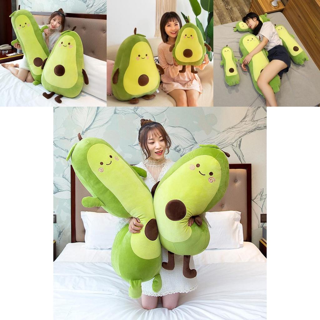 Long Plush Avocado Pillow Perfect Christmas Gift For Girls Boys