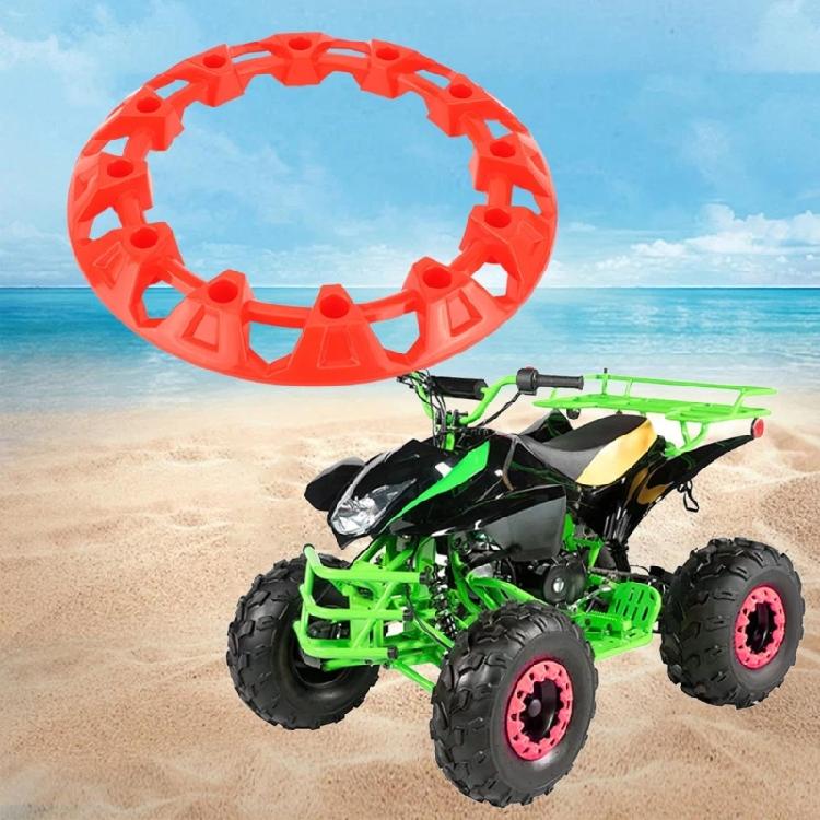 Stylish ATV Wheel Rims Hub Cover Guard Decoration Ornament Suitable for Beach Cars Provide Protection Decorative Appeal