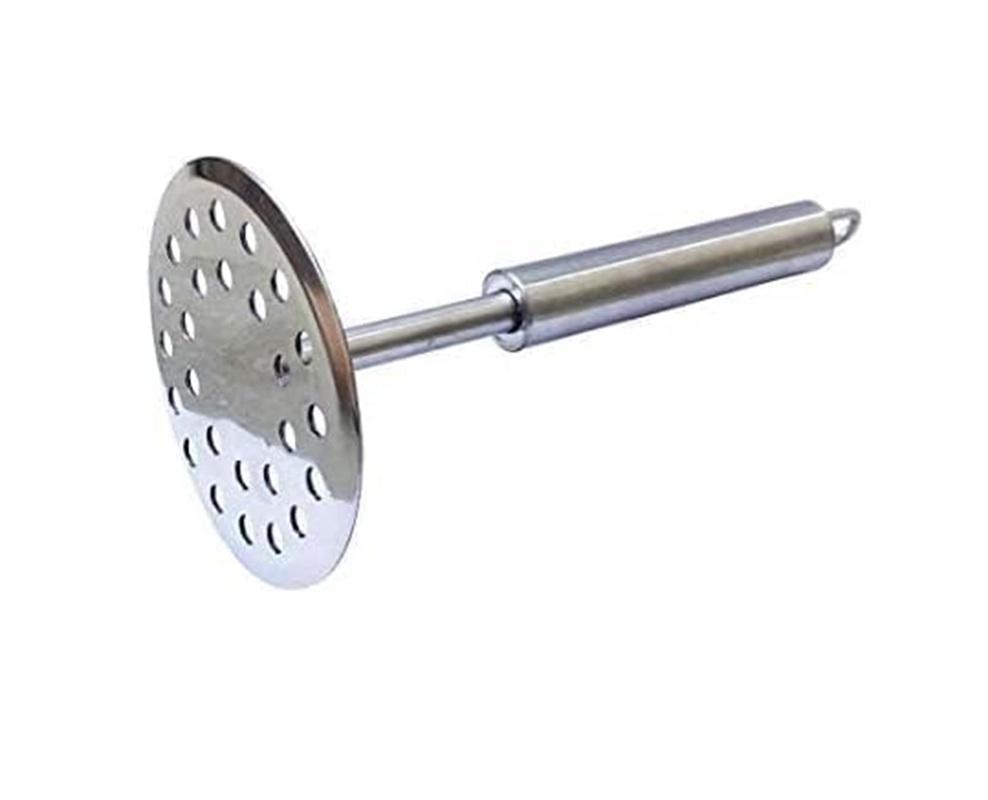 TreegoArt Durable Stainless Steel Non Slip Potato And Vegetable Masher Kitchen Tools For Effortless Mashing And Cooking - Pack Of 2