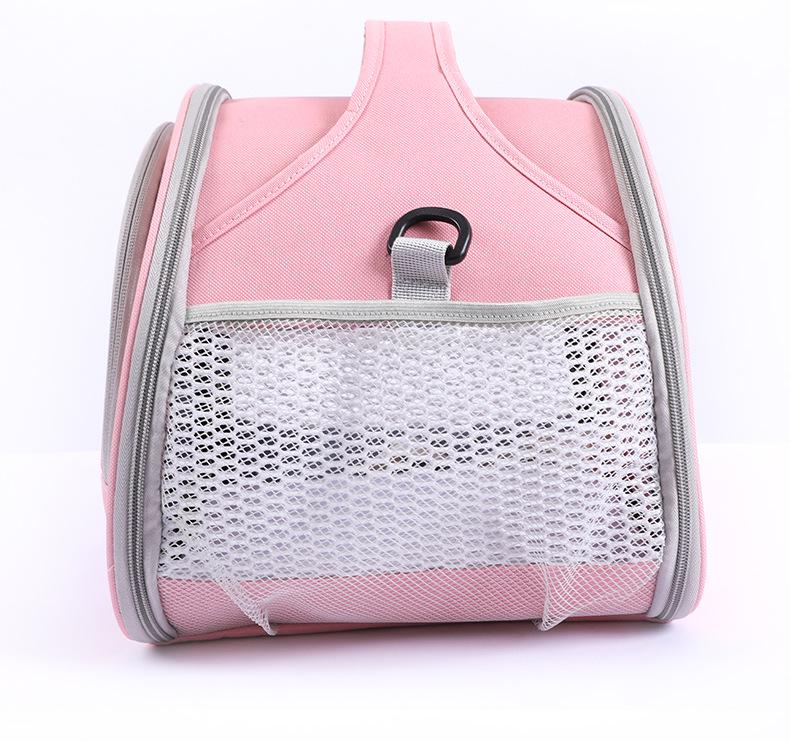 Compact and Breathable Foldable Hamster Carrier Handbag for Small Pets