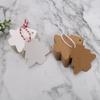 100Pcs Tree Shape Paper Tags Kraft Paper Card Labels Paper Cards Tags DIY Christmas Wedding Party Blank Hang Tag Gifts