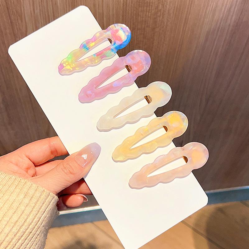 Korean Sweet Texture Wavy Duckbill Hairpin Clip