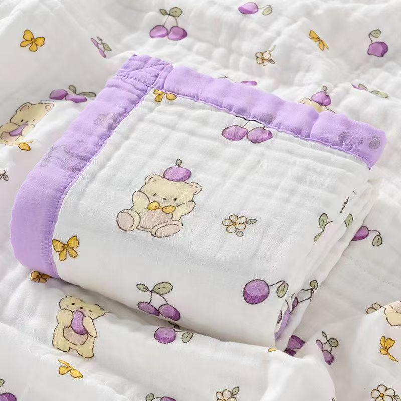Six-layer Pure Cotton Gauze Baby Blanket and Swaddle
