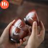 Hi Ceramic Master Tea Cup Household Retro Kung Fu Drinkware Office Teacups Chinese Hand Painted Crane Tea Bowl Pottery Water Mug