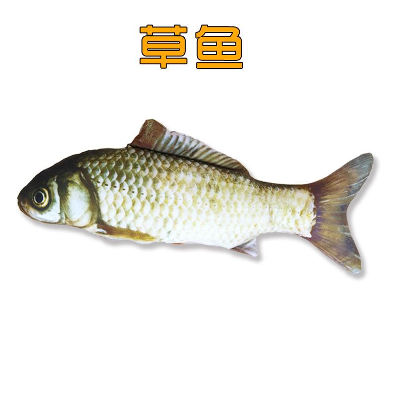 20cm Simulation Fish Cat Toys Soft Plush Catnip Toy Interactive Cat Toys Gifts Funny 3D Fish Shape Doll Pet Supplies
