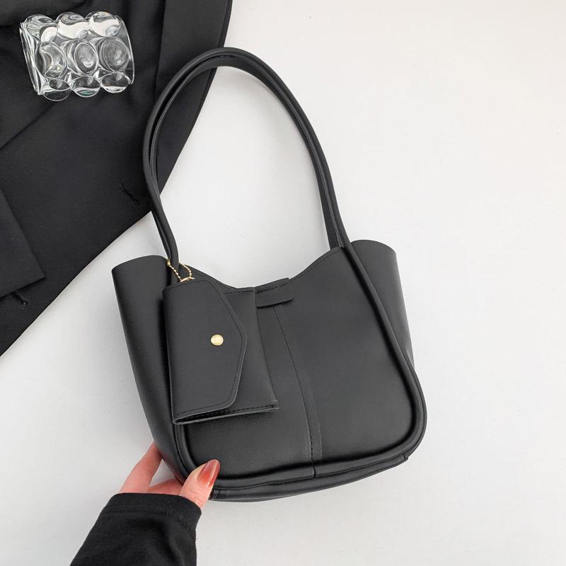 

Новая зимняя сумка для женщин, модная простая сумка-ведро, персонализированная модная сумка через плечо в стиле ретро, повседневная сумка через плечо