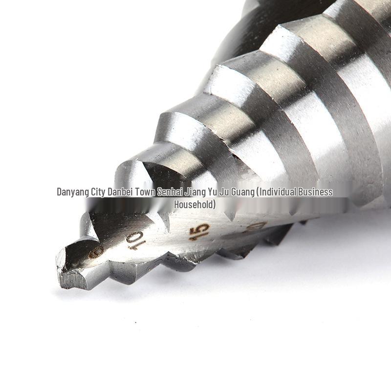 Hochgeschwindigkeitsstahl 6-60mm Spiralnut Stufenbohrer mit Dreikantschaft für Vielseitigen Einsatz