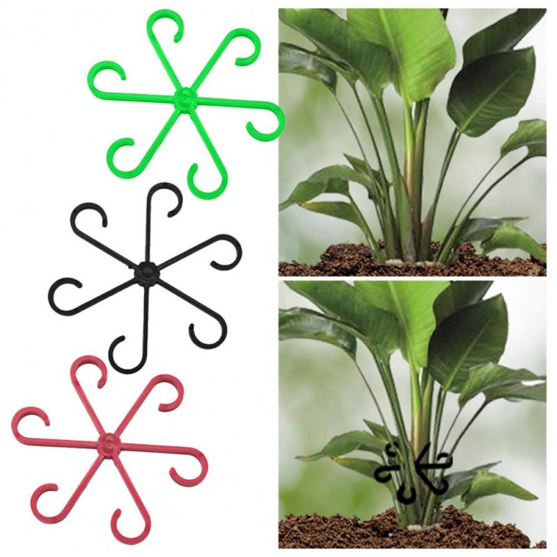 4PCS Reusable Plant Stem Folding Frame Garden Tools No Stake Trellis Plant Stem Support Support Branches Stem Organizer