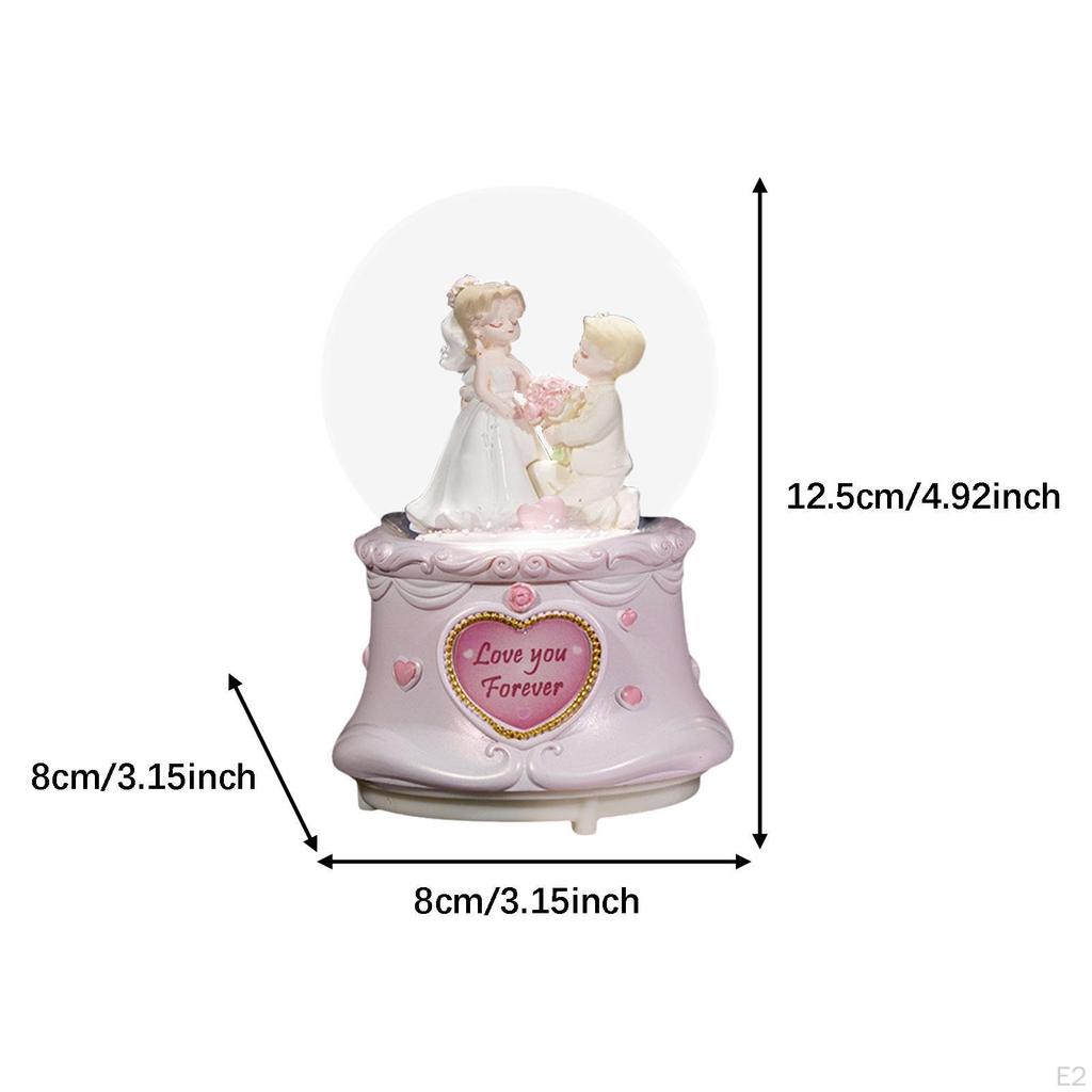 Crystal Ball Ornament Tabletop Display Piece for Wife Couple Thanksgiving Year