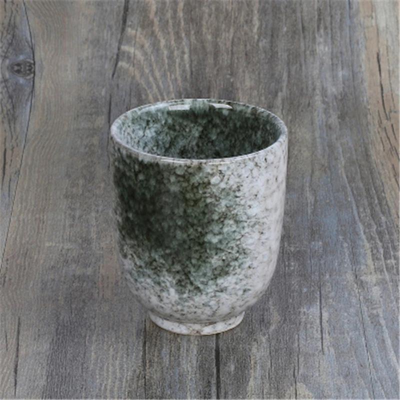 Japanese Tea Water Mug Handy Cup Hand-painted Ceramic Cherry Blossom Cups Creative Rough Ceramic Tea Cups  Coffee Cup