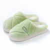 Plush cotton slippers wear thick soles outside in autumn and winter household warmth and plush comfort couple bedroom shoes