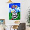Digital Circus Wall Decor Tapestry Art For Pet Memorial Birthdaywedding Party Backdrop Family Gift