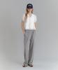 LAMINEZ Lumi Stripe Easy Pants - Gray