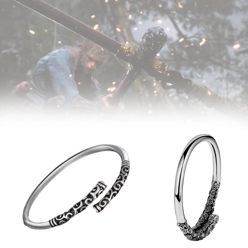 Myth Black Wukong Golden Cudgel Adjustable Bracelet Retro Fashion Couple Gift