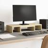 VidaXL Adjustable Monitor Stand Sonoma Oak Engineered Wood, Adjustable Monitor Stand, Stand for Screen 854627