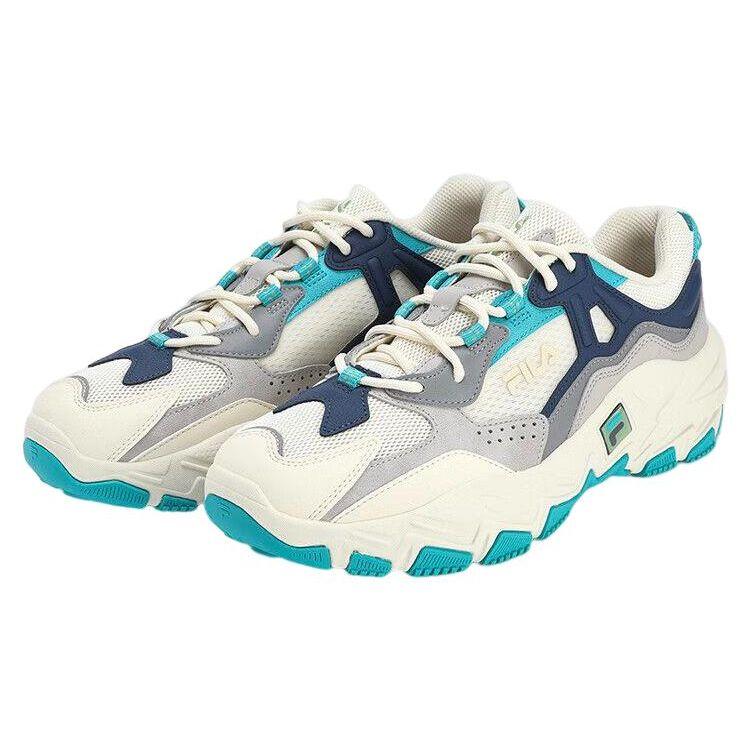 Fila Predator 2 Fashion Retro Fabric Synthetic Leather Shock Absorbing Non-Slip Rebound Low Top Running Shoes Men Running Shoes F12M322105FWI
