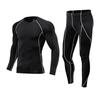 Elastic Sports Tights Set Basketball Soccer Running Training Adult Children Quick-Drying Breathable Bottom Fitness Clothing
