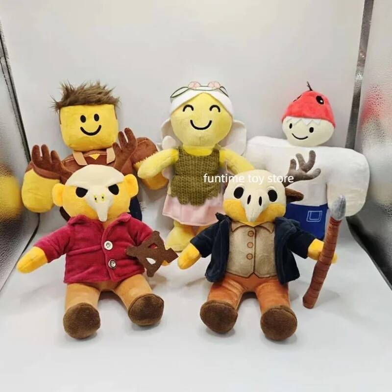 2026 New 99 Nights In The Forest Plush Game Merchandise Brown Stand And Sit Elk Deer White Owl Stuffed Doll Pillow For Kid Gifts