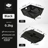 Hot  Drain Basket, Fruit Basket, Foldable Plastic, Large Capacity, Raised Tiptoe, Household Kitchen, Vegetable Washing Basket