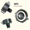 11-Piece Universal IBC Barrel Bracket Adapter Kit - Zinc Alloy Faucet Connector with PE Pipe Fittings, 3-Way Connector