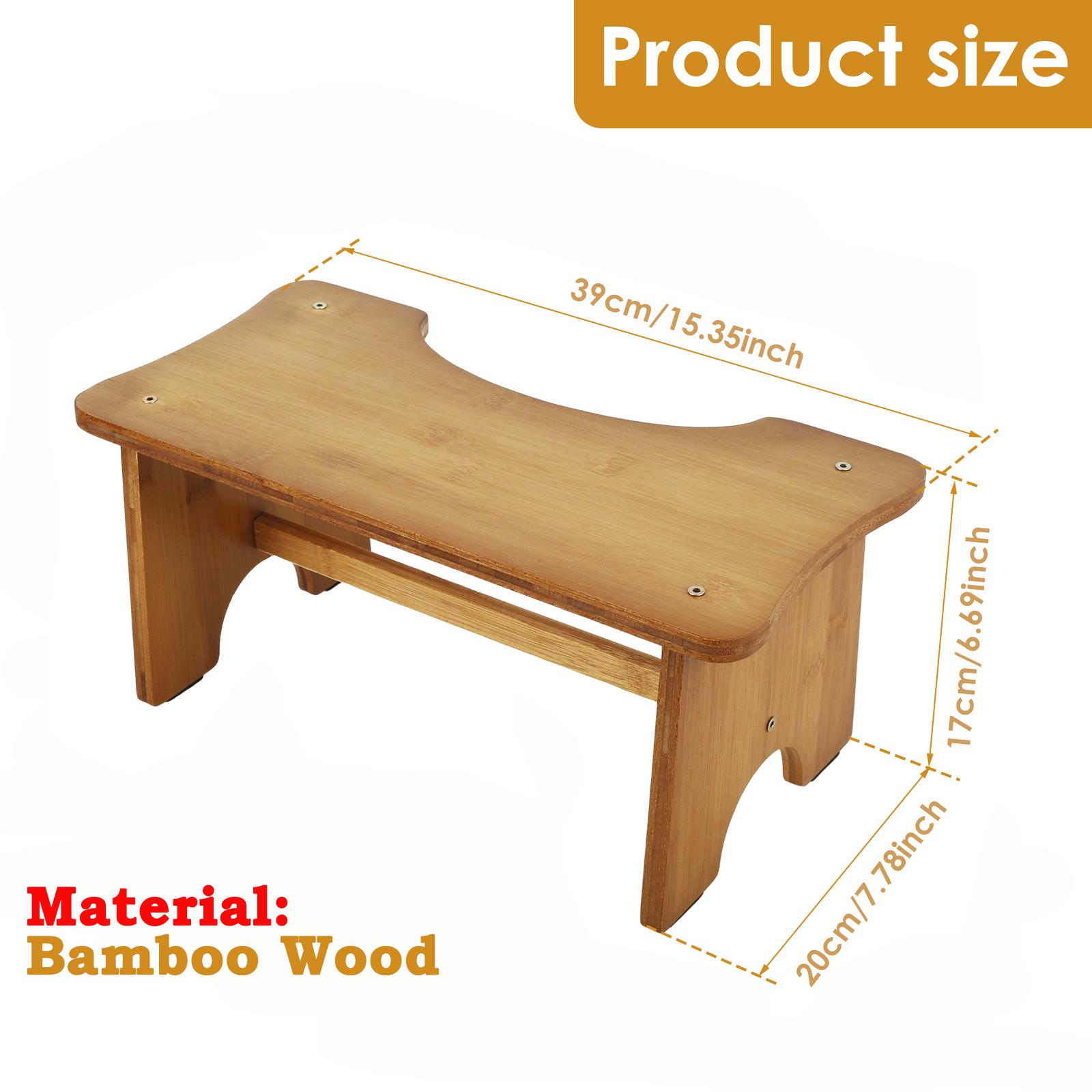 Foldable Toilet Squat Stool Portable Non-slip Toilet Footstool Squatting Potty Stool for Adults Children Bathroom Acssories NE
