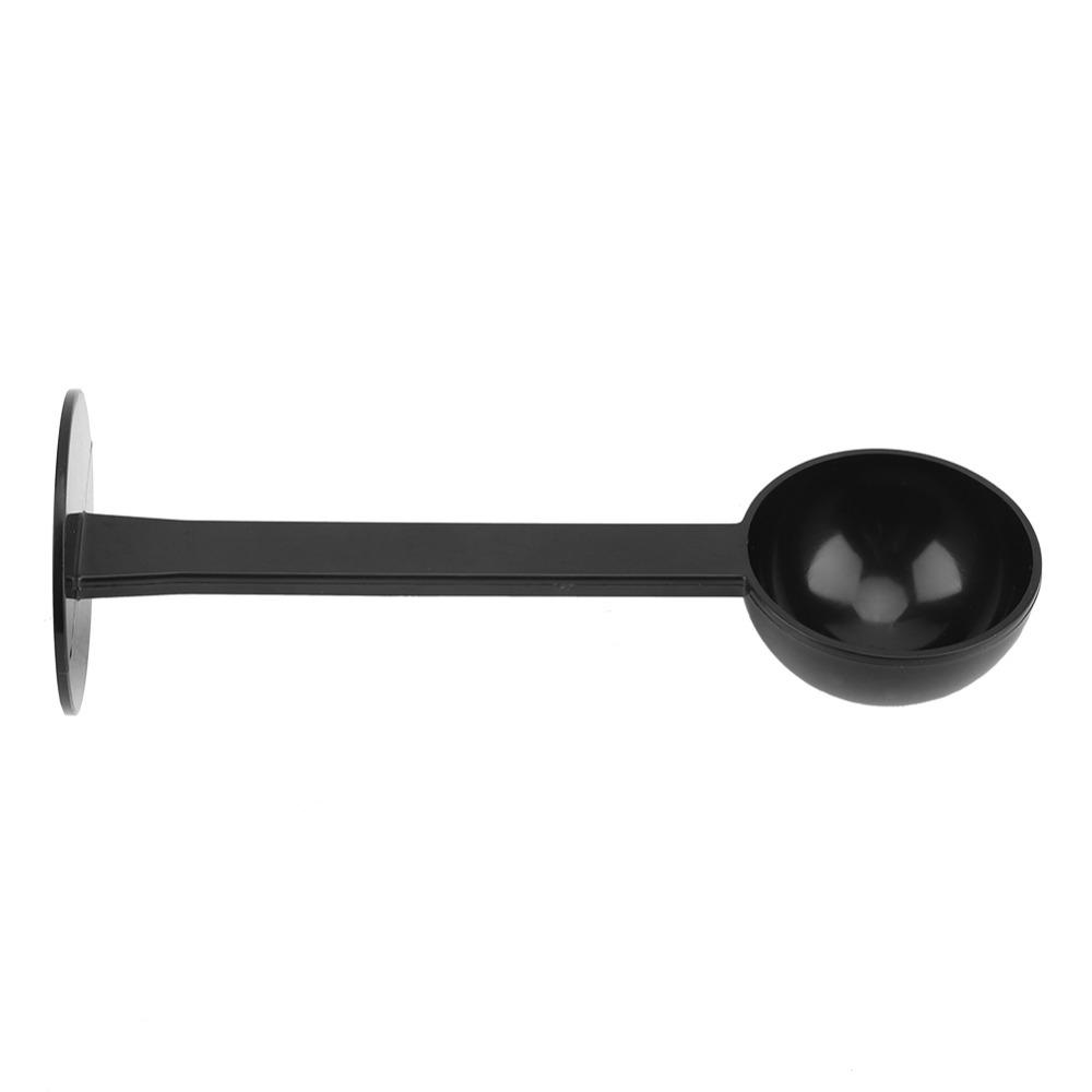 Integrated Tamper Coffee Bean Spoon Black Color Tamper Scoop Spoon For Coffee Grinding