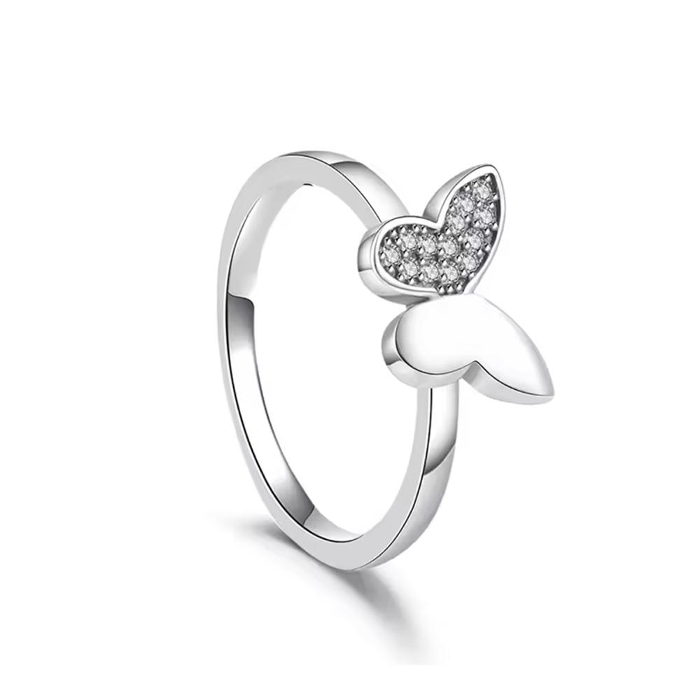 Hot Sale 925 Silver Rings Butterfly Bow Star Moon for Women Mother Original Silver 925 Wedding Valentine's Day Jewelry Trinkets
