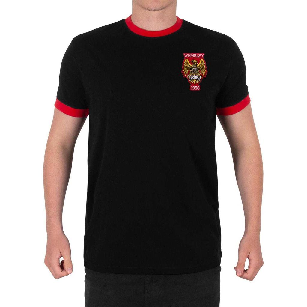 Fan Originals Mens United Wembley 1958 Crest T-Shirt