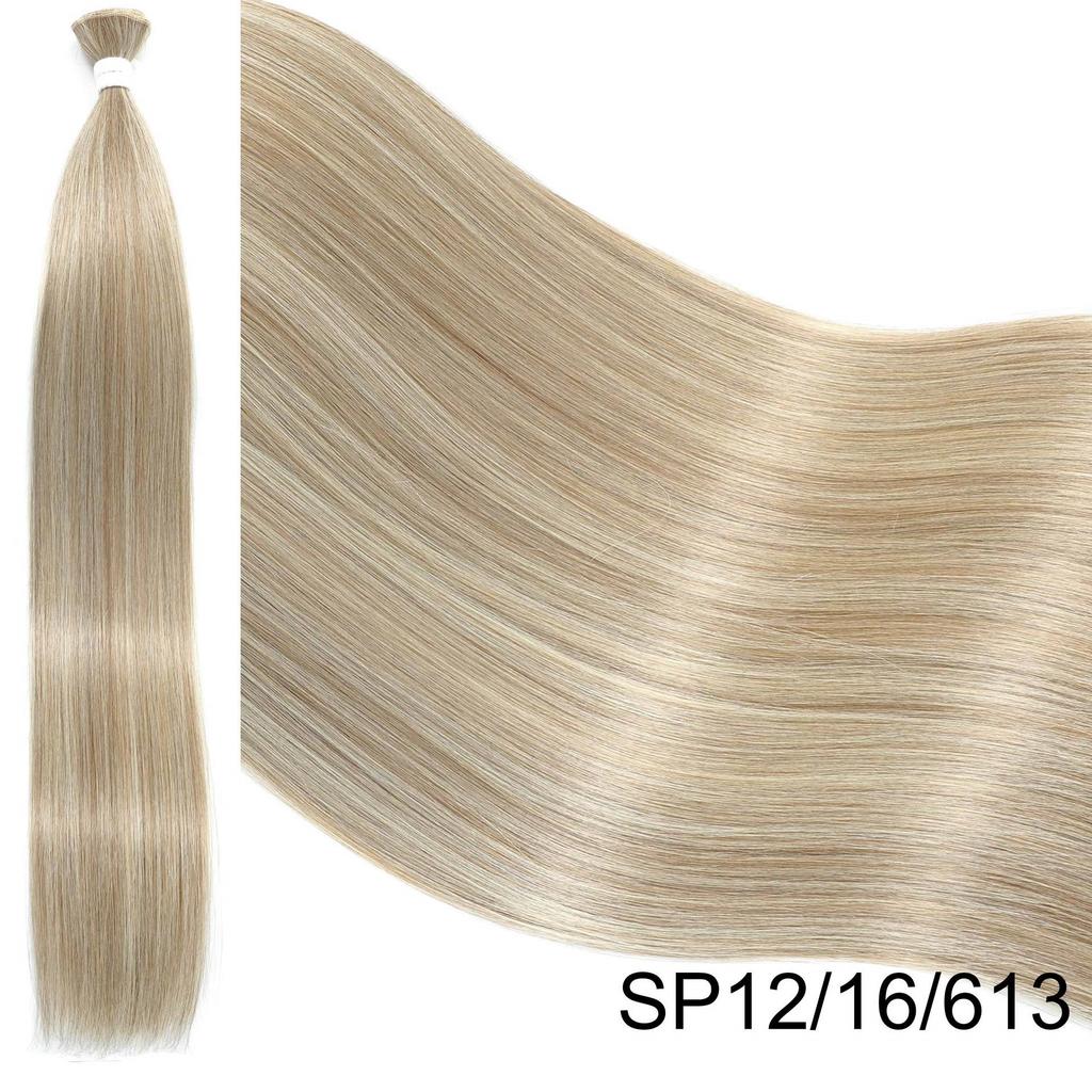 Bone Straight Hair Bundles Salon Natural Hair Extensions Fake Fibers Super Long Synthetic Yaki Straight Hair Weaving Full to End